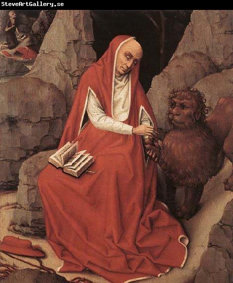 WEYDEN, Rogier van der St Jerome and the Lion